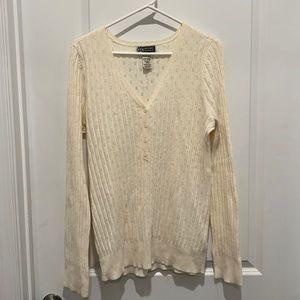 Route 66 Original Cotton Buttoned Sweater Size XL Women’s